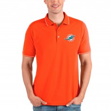 Miami Dolphins Antigua Affluent Polo - Orange