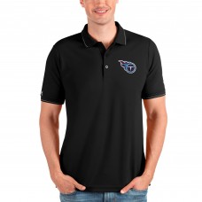 Поло Tennessee Titans Antigua Affluent - Black