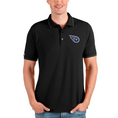 Поло Tennessee Titans Antigua Affluent - Black