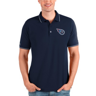 Поло Tennessee Titans Antigua Affluent - Navy