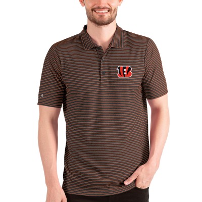 Поло Cincinnati Bengals Antigua Esteem - Heathered Black/Orange