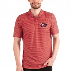 Поло San Francisco 49ers Antigua Esteem - Heathered Scarlet/White