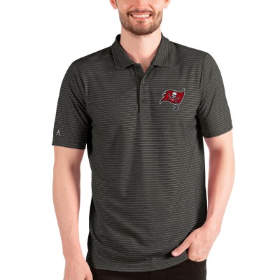 Поло Tampa Bay Buccaneers Antigua Esteem - Heathered Black/Silver