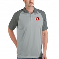 Поло Cincinnati Bengals Antigua Nova - Gray/Steel
