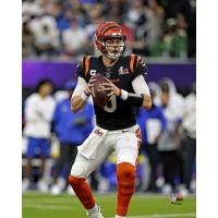 Unsigned Cincinnati Bengals Joe Burrow Fanatics Authentic Super Bowl LVI Dropping Back To Pass Photograph