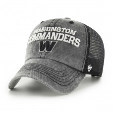 Бейсболка Washington Commanders 47 Drumlin Trucker Clean Up - Black