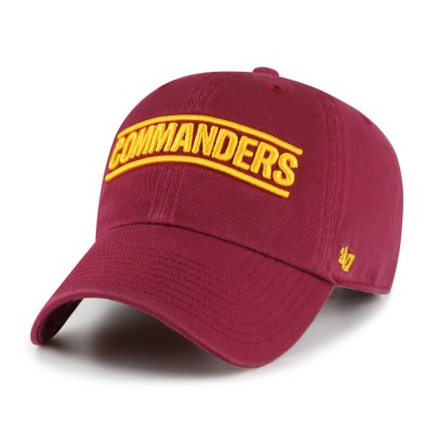 Бейсболка Washington Commanders 47 Script Clean Up - Burgundy