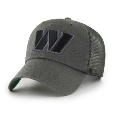 Бейсболка Washington Commanders 47 Trawler Clean Up Trucker - Charcoal