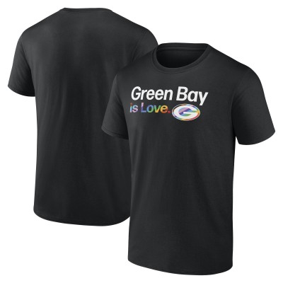 Футболка Green Bay Packers Fanatics Black Pride