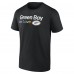 Футболка Green Bay Packers Fanatics Black Pride