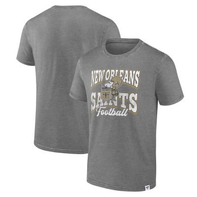 Футболка New Orleans Saints Fanatics Heather Charcoal Force Out