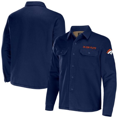 Рубашка Denver Broncos NFL x Darius Rucker Collection by Fanatics Canvas - Navy