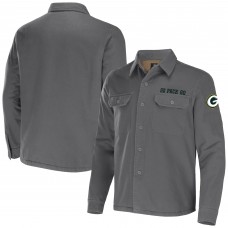 Рубашка Green Bay Packers NFL x Darius Rucker Collection by Canvas - Gray