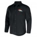 Рубашка Denver Broncos NFL x Darius Rucker Collection by Fanatics Convertible Twill - Black
