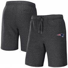 New England Patriots NFL x Darius Rucker Collection by Fanatics Logo Shorts - Heather Charcoal