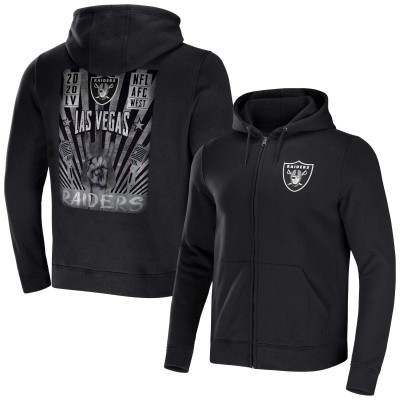 Толстовка на молнии Las Vegas Raiders NFL x Darius Rucker Collection by Fanatics Rocker - Black