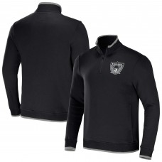 Кофта на короткой молнии Las Vegas Raiders NFL x Darius Rucker Collection by Fanatics Logo - Black