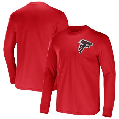 Футболка с длинным рукавом Atlanta Falcons NFL x Darius Rucker Collection by Fanatics Team - Red