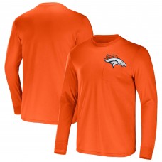 Футболка с длинным рукавом Denver Broncos NFL x Darius Rucker Collection by Fanatics Team - Orange