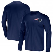 Футболка с длинным рукавом New England Patriots NFL x Darius Rucker Collection by Fanatics Team - Navy