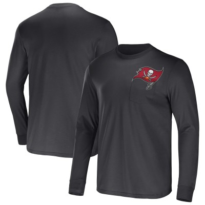 Футболка с длинным рукавом Tampa Bay Buccaneers NFL x Darius Rucker Collection by Fanatics Team - Charcoal