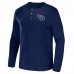 Футболка с длинным рукавом Tennessee Titans NFL x Darius Rucker Collection by Fanatics Slub Henley - Navy