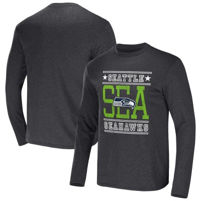 Футболка с длинным рукавом Seattle Seahawks NFL x Darius Rucker Collection by - Heathered Charcoal