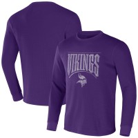 Футболка Minnesota Vikings NFL x Darius Rucker Collection by Fanatics Long Sleeve Thermal - Purple