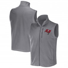 Tampa Bay Buccaneers NFL x Darius Rucker Collection by Fanatics Polar Fleece Full-Zip Vest - Gray