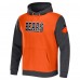 Толстовка Chicago Bears NFL x Darius Rucker Collection by Fanatics Colorblock - Orange/Heather Charcoal