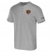 Футболка Chicago Bears NFL x Darius Rucker Collection by Fanatics Henley - Heather Gray