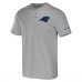 Футболка Carolina Panthers NFL x Darius Rucker Collection by Fanatics Henley - Heather Gray