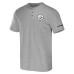 Футболка Pittsburgh Steelers NFL x Darius Rucker Collection by Fanatics Heather Gray Henley