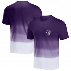 Футболка Baltimore Ravens NFL x Darius Rucker Collection by Fanatics Dip Dye Pocket - Purple/White
