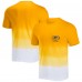 Футболка Green Bay Packers NFL x Darius Rucker Collection by Fanatics Dip Dye Pocket - Gold/White