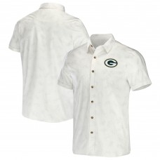 Футболка Green Bay Packers NFL x Darius Rucker Collection by Fanatics Woven Button-Up - White