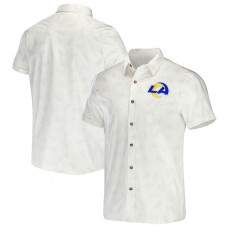 Футболка Los Angeles Rams NFL x Darius Rucker Collection by Fanatics Woven Button-Up - White