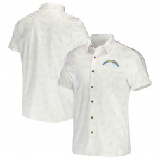 Футболка Los Angeles Chargers NFL x Darius Rucker Collection by Fanatics Woven Button-Up - White
