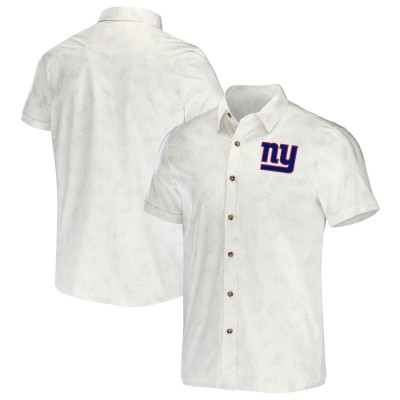 Футболка New York Giants NFL x Darius Rucker Collection by Fanatics Woven Button-Up - White