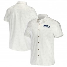 Футболка Seattle Seahawks NFL x Darius Rucker Collection by Fanatics Woven Button-Up - White