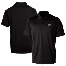 New York Jets Cutter & Buck Prospect Textured Stretch Polo - Black