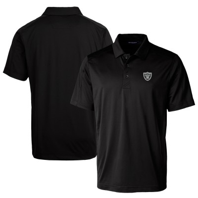 Поло Las Vegas Raiders Cutter & Buck Prospect Textured Stretch - Black