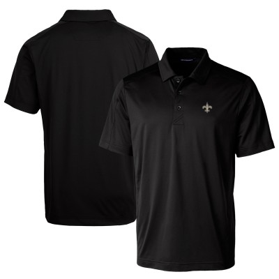 Поло New Orleans Saints Cutter & Buck Prospect Textured Stretch - Black
