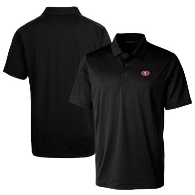 Поло San Francisco 49ers Cutter & Buck Prospect Textured Stretch - Black