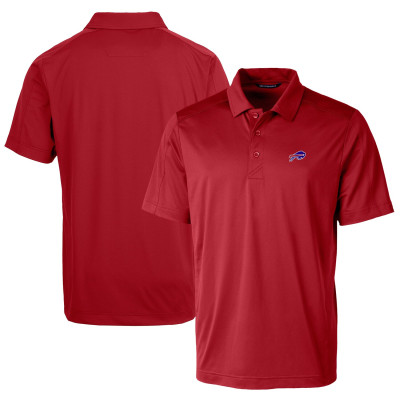 Поло Buffalo Bills Cutter & Buck Red Logo Prospect Textured Stretch