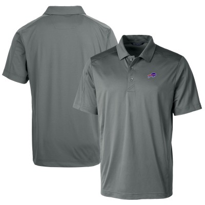 Buffalo Bills Cutter & Buck Steel Prospect Textured Stretch Polo