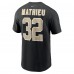 Футболка Tyrann Mathieu New Orleans Saints Nike Player Name & Number - Black