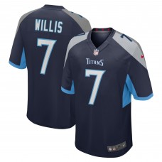 Игровая джерси Malik Willis Tennessee Titans Nike - Navy