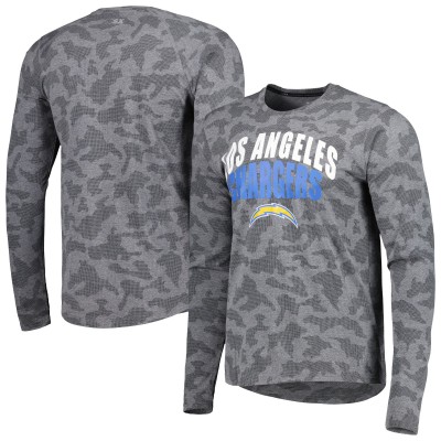 Футболка с длинным рукавом Los Angeles Chargers MSX by Michael Strahan Performance Camo - Black