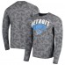 Футболка с длинным рукавом Detroit Lions MSX by Michael Strahan Performance Camo - Black